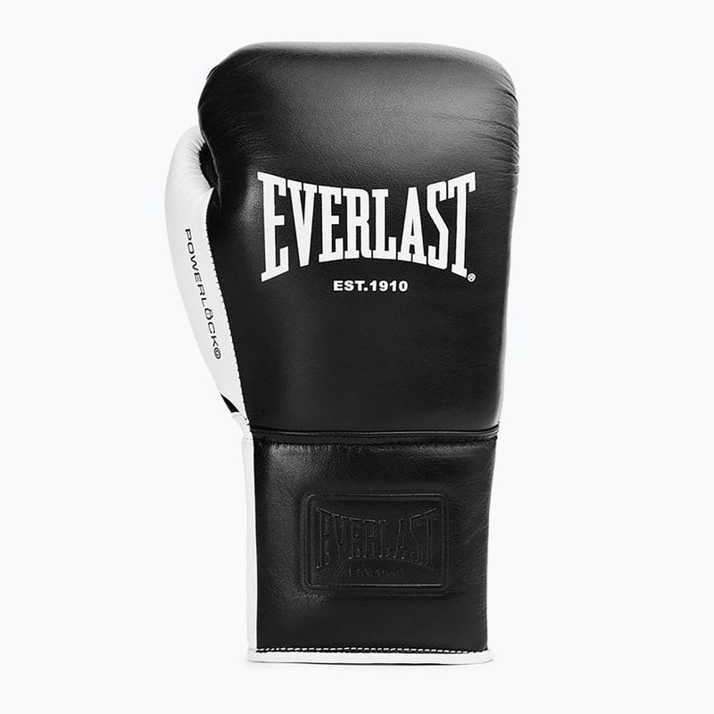 Boxing gloves Everlast Powerlock Pro OG Laced black/white 2