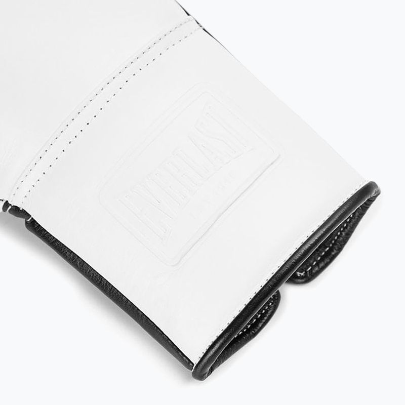 Boxing gloves Everlast Powerlock Pro OG Laced white/black 5