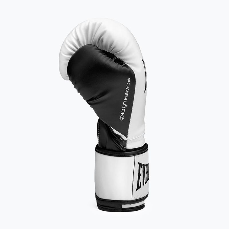 Boxing gloves Everlast Powerlock Pro OG H&L Training Glove black/white 4