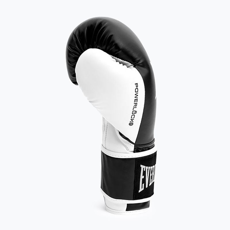 Boxing gloves Everlast Powerlock Pro OG H&L Training Glove white/black 4