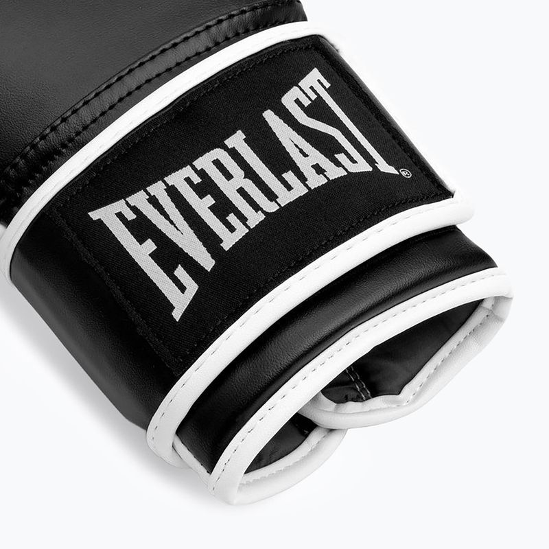 Boxing gloves Everlast Powerlock Pro OG H&L Training Glove white/black 5