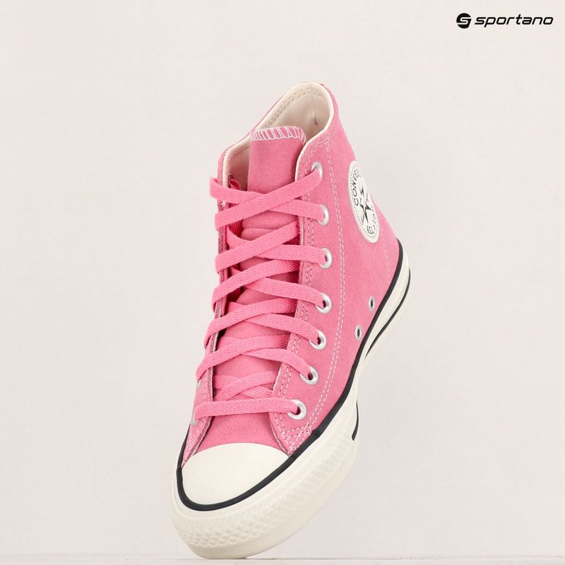 Converse Chuck Taylor All Star Pro Suede Hi oops pink/egret/black trainers 9