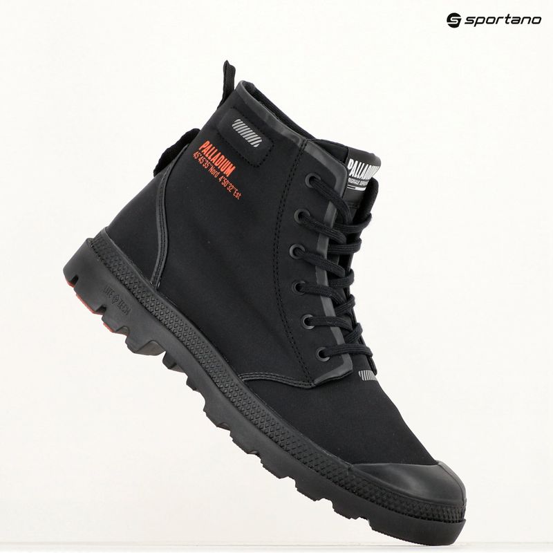 Palladium Pampa Lite+ Hi black boots 10