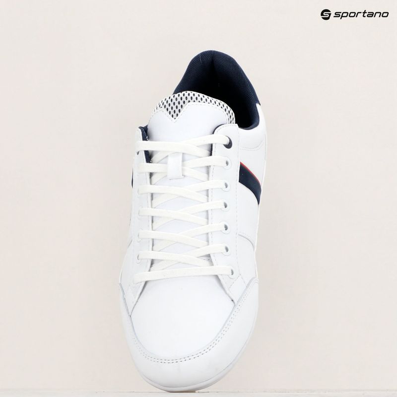 Lacoste men's shoes 40CMA0067 white/navy/red 13
