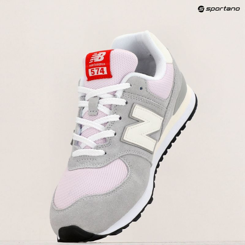New Balance GC574 brighton grey children's shoes 9