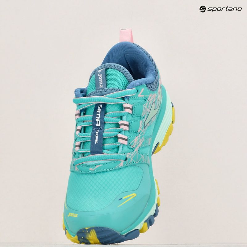 Joma Sima green/grey children's running shoes 10