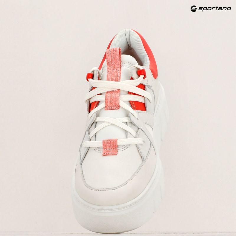 Timberland Laurel Court women's shoes white full grain/orange 9