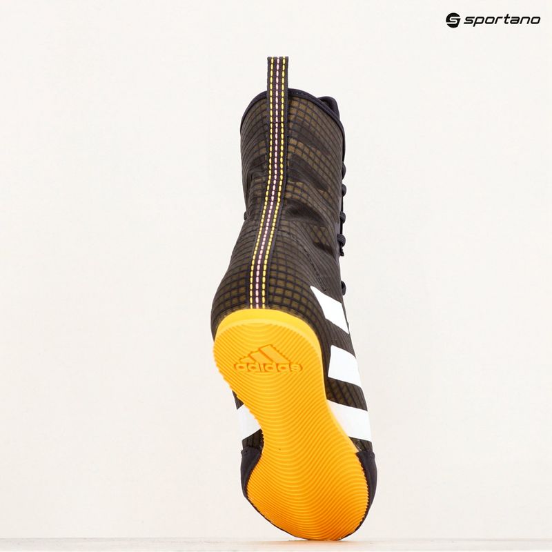 Boxing shoes adidas Box Hog 4 aurora black/cloud white/spark 10