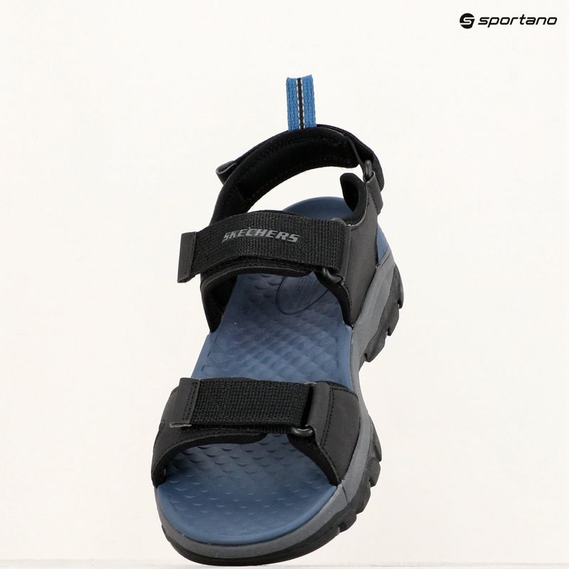 SKECHERS men's Tresmen Ryer sandals black 9