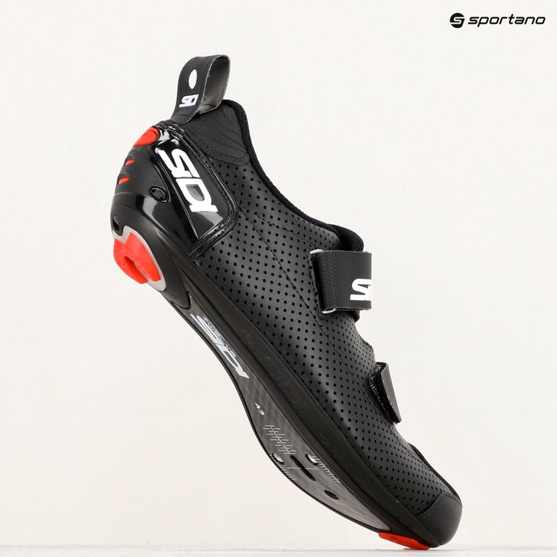 Sidi T-5 Air men's triathlon shoes black/black 13