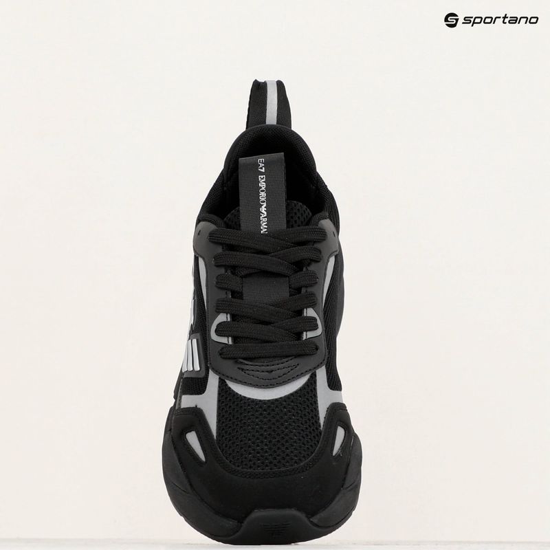 EA7 Emporio Armani Ace Runner triple black/silver shoes 9