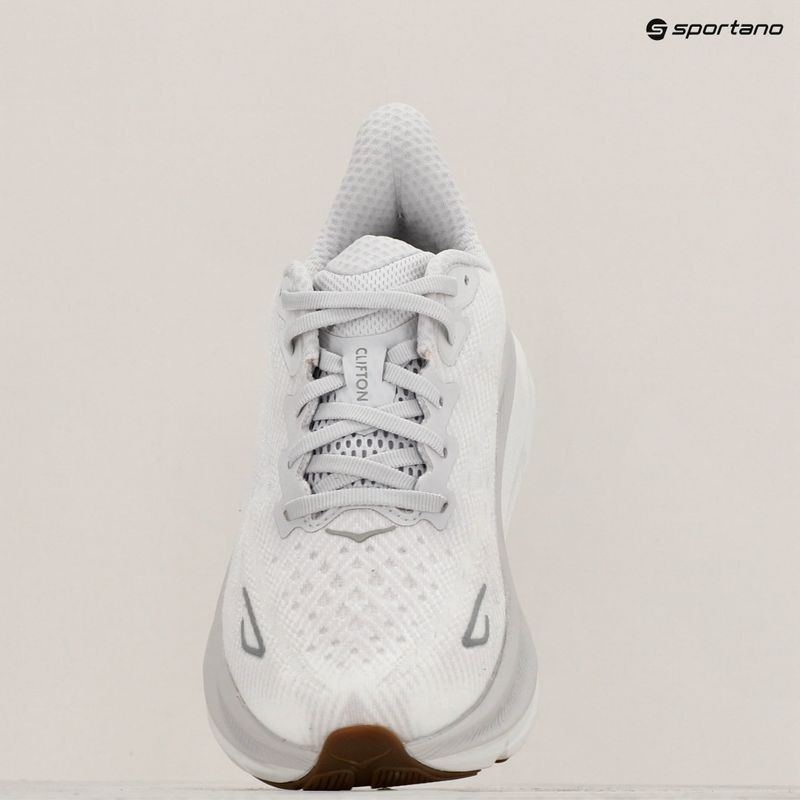 Women's running shoes HOKA Clifton 9 nimbus cloud/white 9