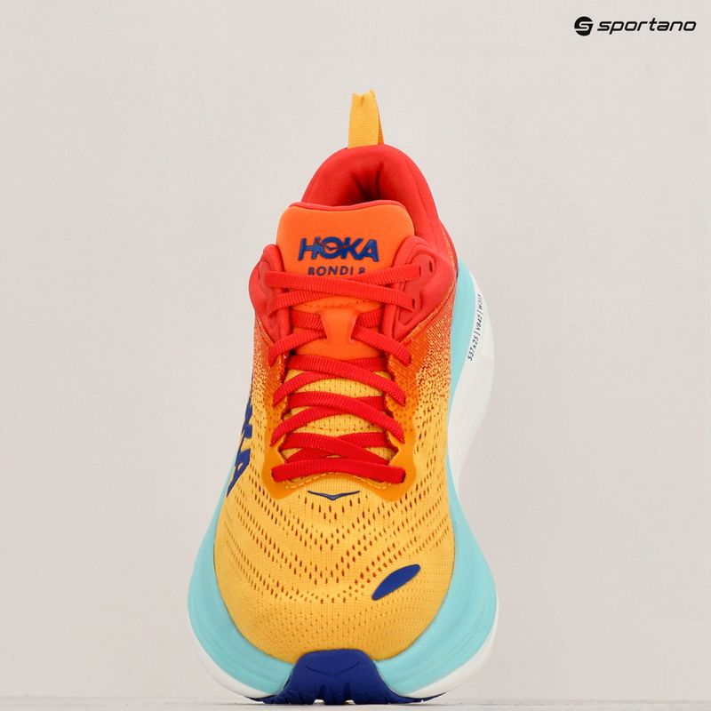 Men's running shoes HOKA Bondi 8 cerise/cloudless 9