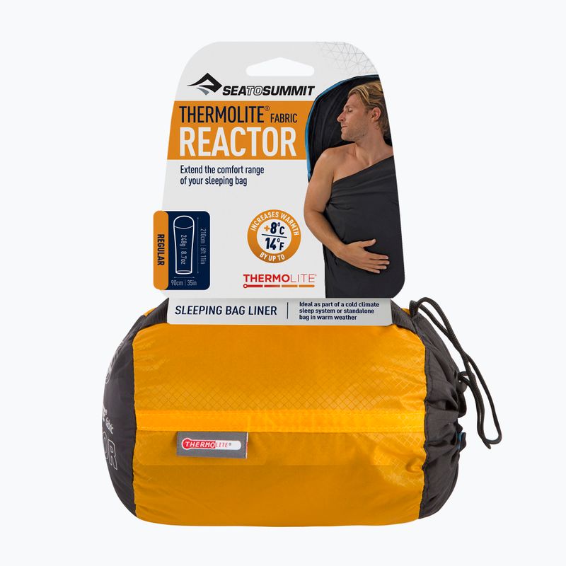 Sea to Summit Rector Thermolite Mummy Liner sleeping bag insert black AREACTOR