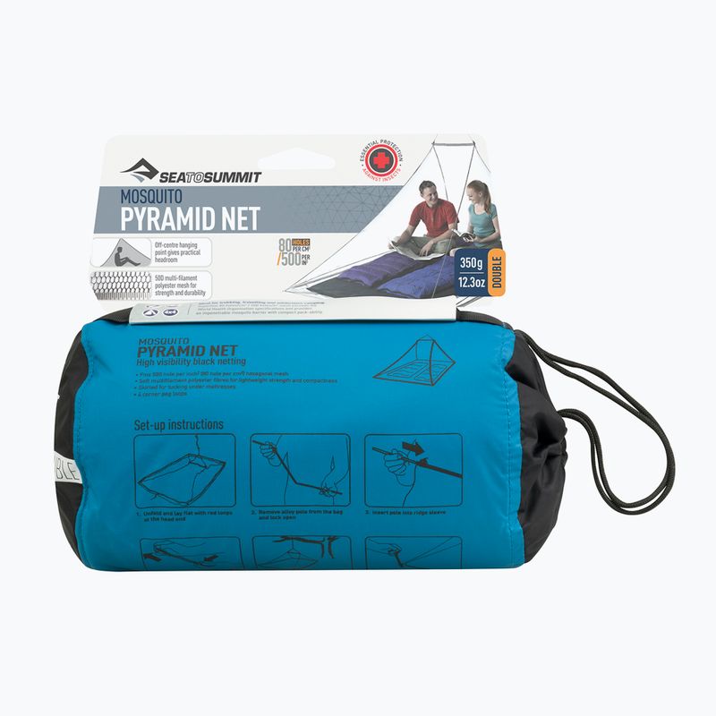 Sea to Summit Pyramid Net Double mosquito net black AMOSD