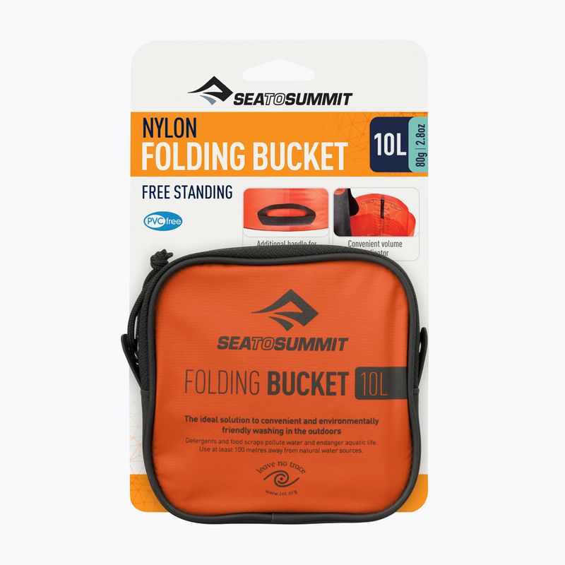 Sea to Summit Folding Bucket 10 l orange AFB10