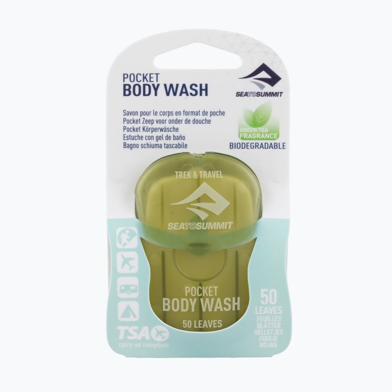 Soap leaves Sea To Summit Trek & Travel Pocket Body Wash 50 pcs. green 2