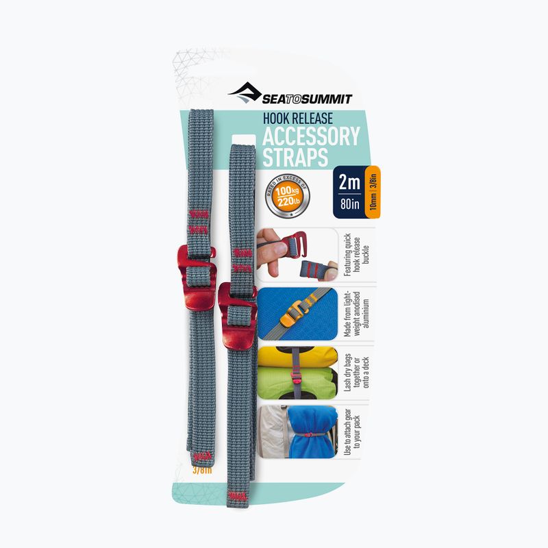 Hook straps Sea to Summit Hook Release Accessory Strap 2 m red 2