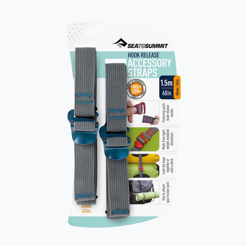 Hook straps Sea to Summit Hook Release Accessory Strap 1,5 m blue 2