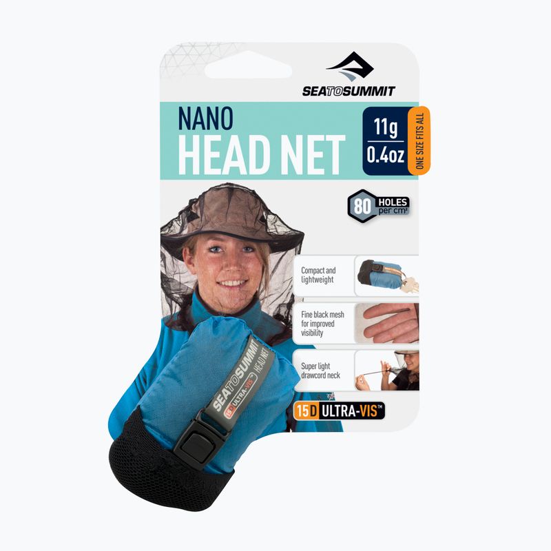 Head net Sea To Summit Nano MosquiTo Headnet black 4