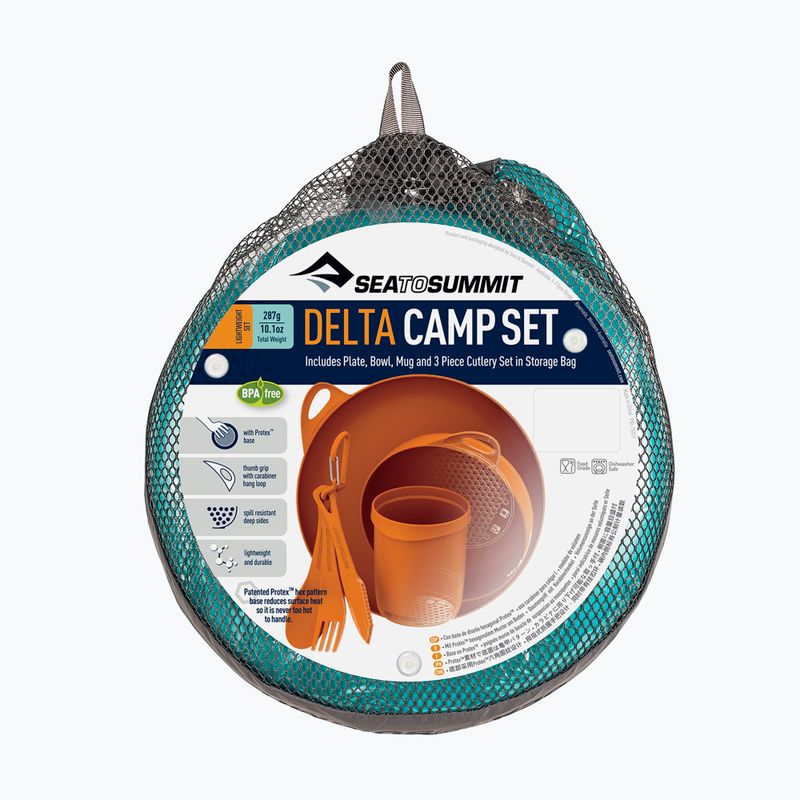 Sea to Summit Delta Camp Hiking Dish Set blue ADSETPB 6