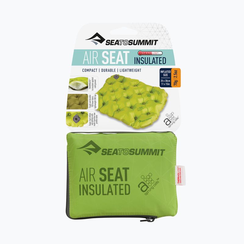 Inflatable seat mat Sea to Summit Air Seat Insulated green 11