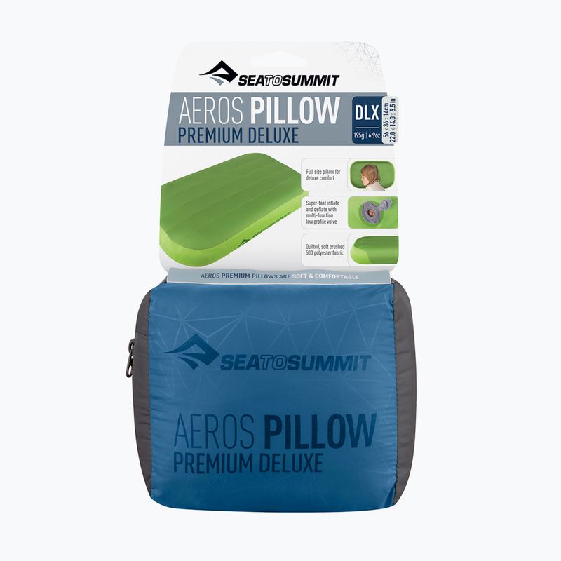 Sea to Summit Aeros Premium Deluxe travel pillow navy blue APILPREMDLXNB 6