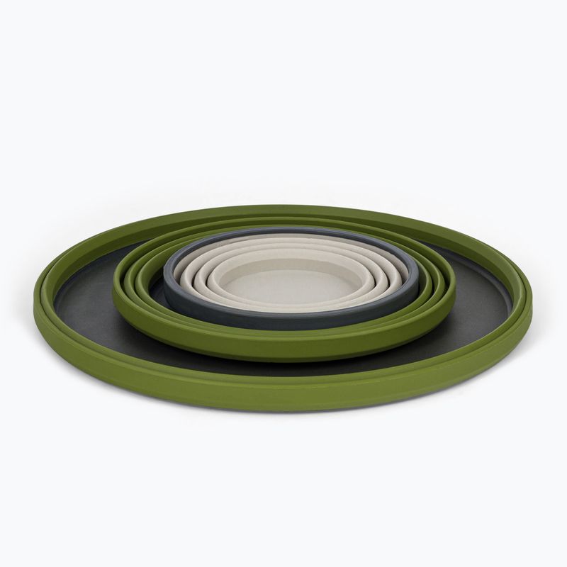 Sea to Summit X-Set AXSET3OL collapsible dinnerware set 8