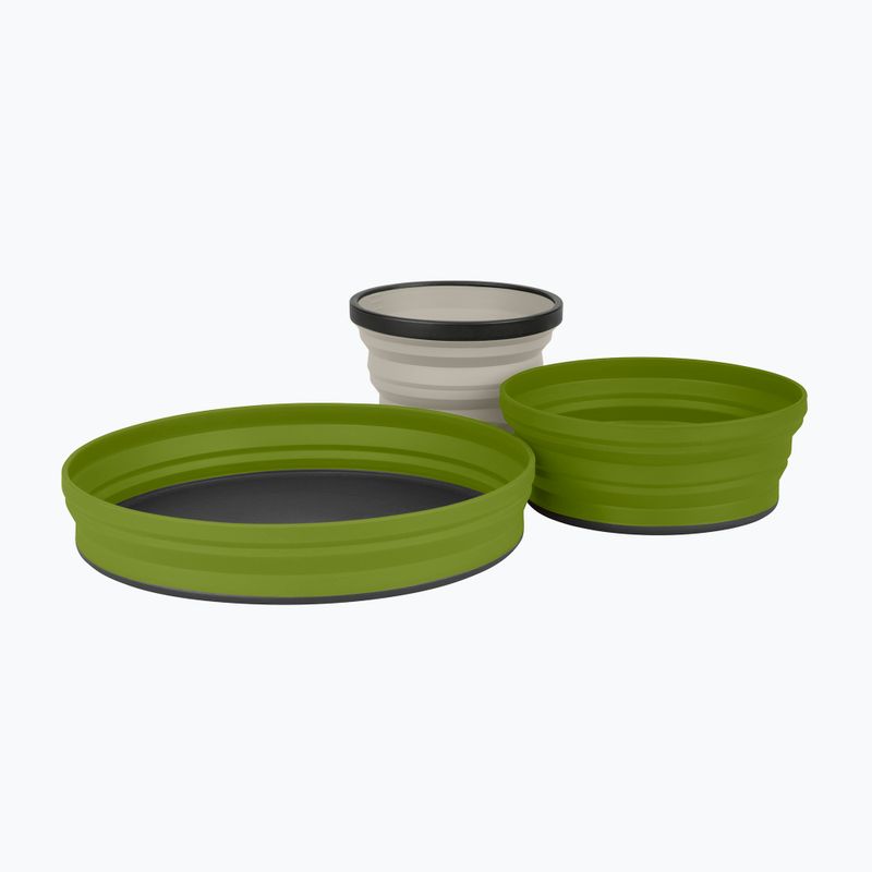 Sea to Summit X-Set AXSET3OL collapsible dinnerware set 10