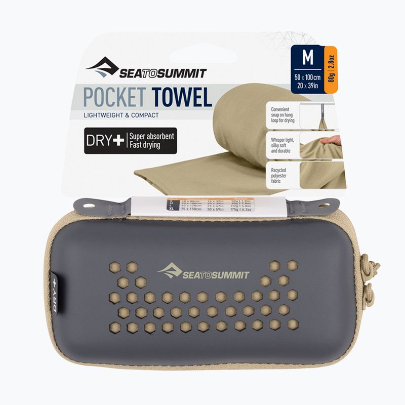 Sea to Summit Pocket Towel quick-drying towel beluga 5
