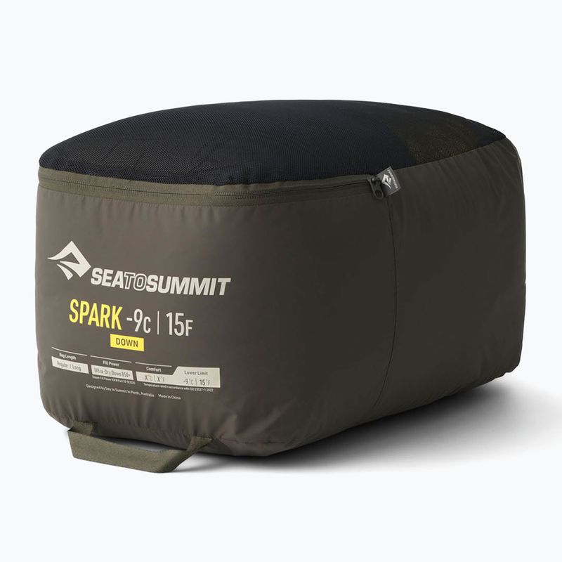 Sea To Summit Spark Down sleeping bag -9C|15F Long grey/yellow 2