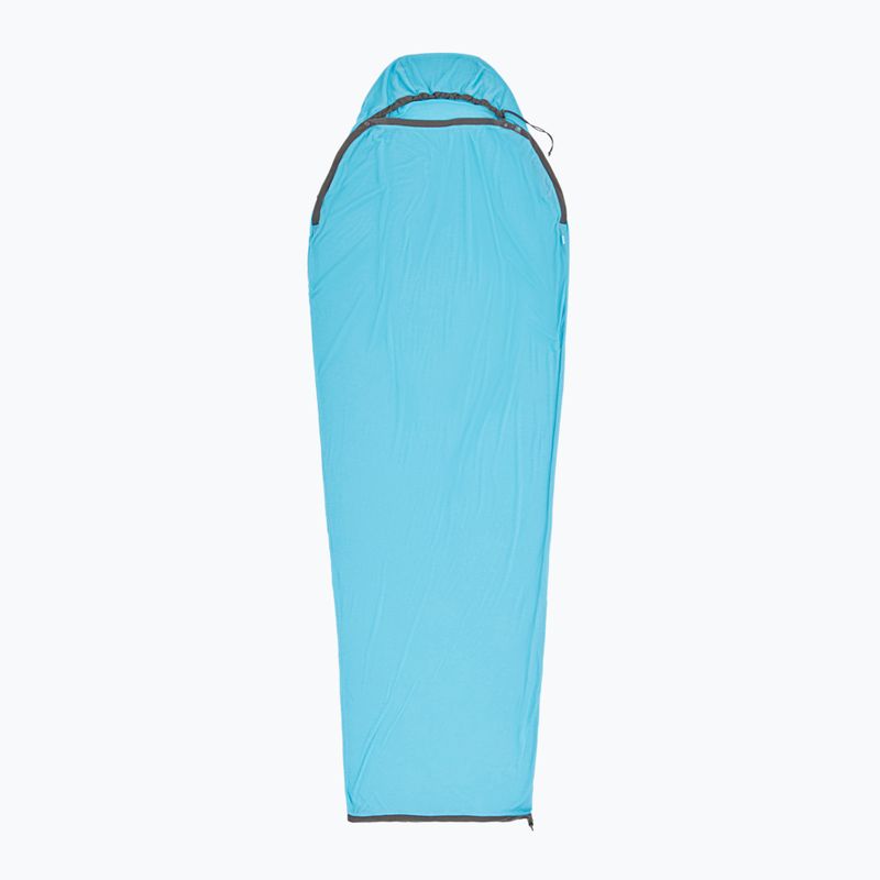 Sea to Summit Breeze Sleeping Bag Liner Mummy compact blue atoll/beluga