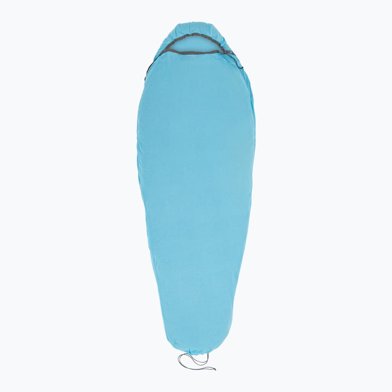 Sea to Summit Breeze Sleeping Bag Liner Mummy compact blue atoll/beluga 2