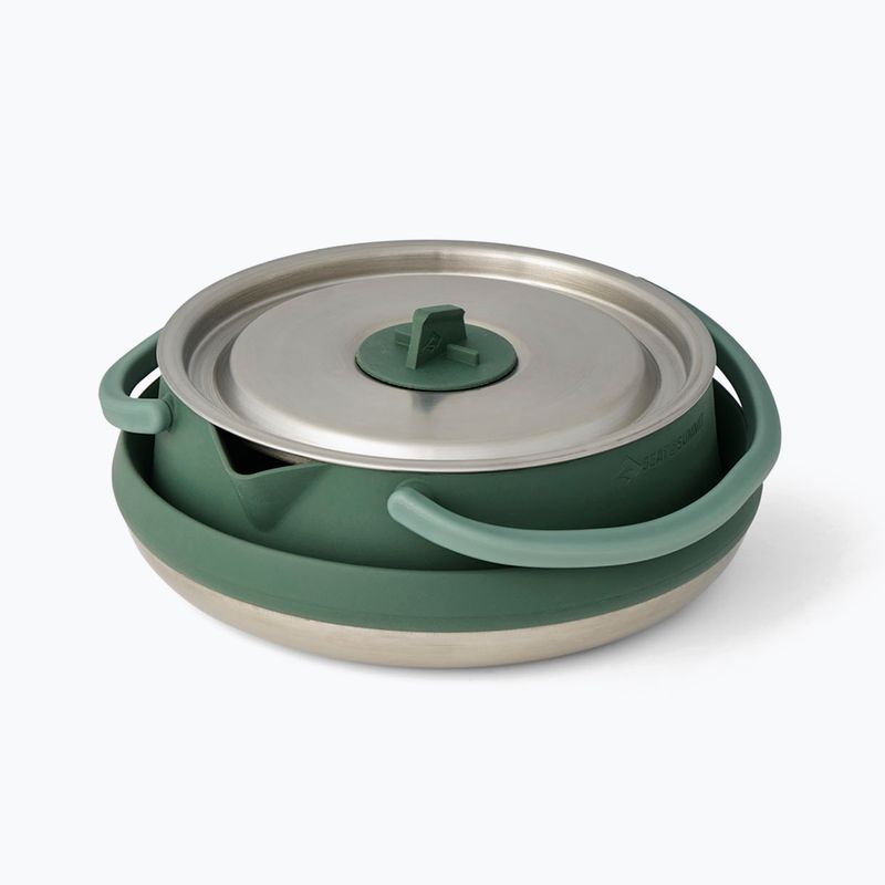 Sea To Summit Detour Stainless Steel Collapsible travel kettle 1.6 l green 3