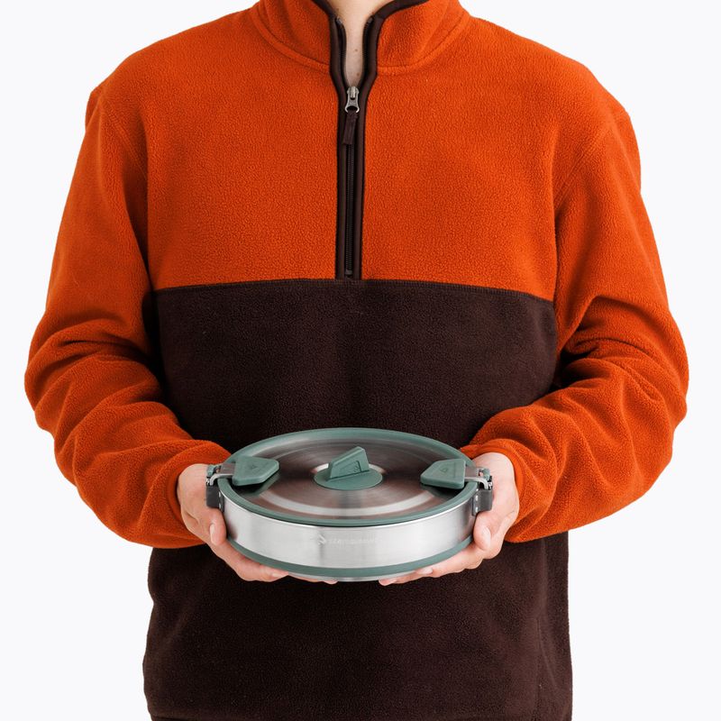 Travel pot Sea To Summit Detour Stainless Steel Collapsible 3 l laurel wreath 6