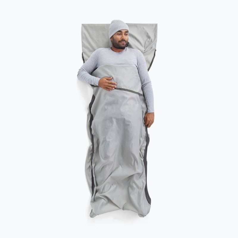 Sleeping bag insert Sea To Summit Silk Blend Sleeping Bag Liner Rectangular moonstruck 2