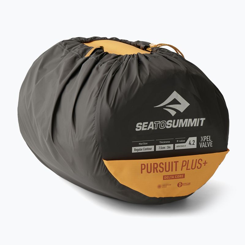 Sea To Summit Pursuit Plus SI Regular yellow self-inflating mat 7