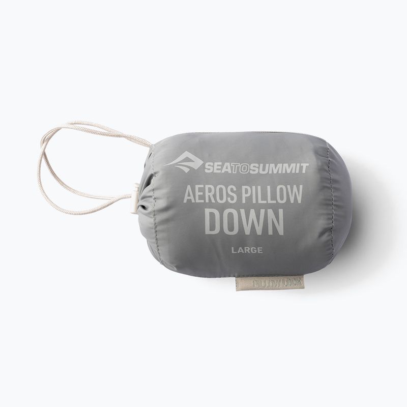 Travel pillow Sea to Summit Aeros Down L neutral grey 3