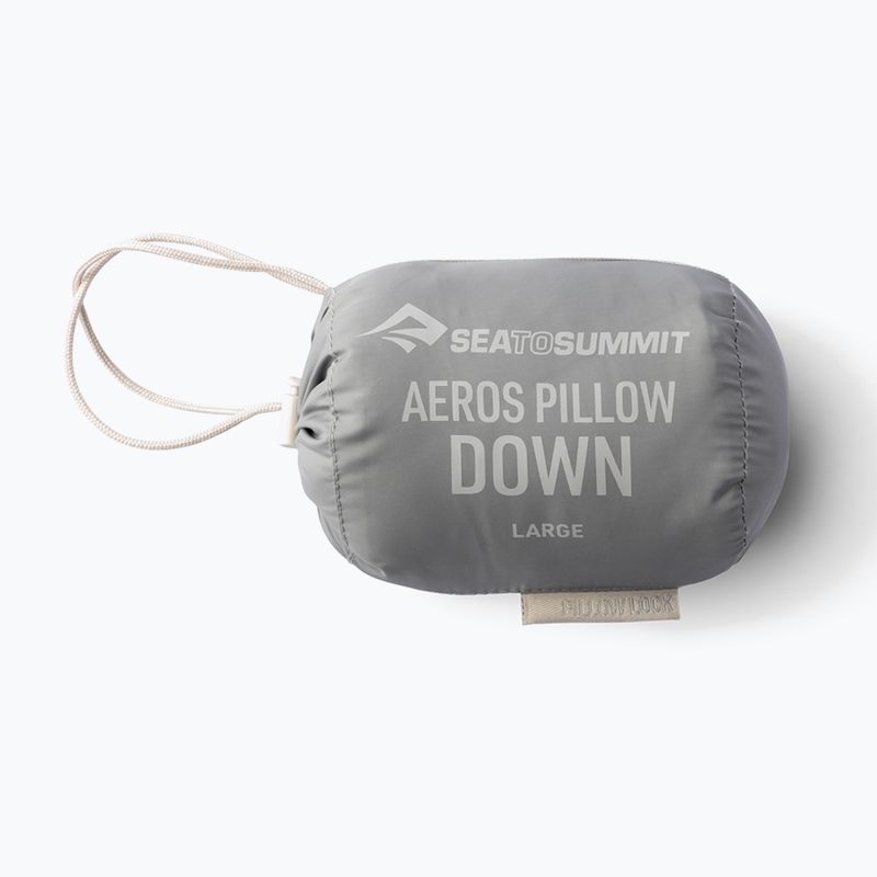 Travel pillow Sea to Summit Aeros Down R neutral grey 3
