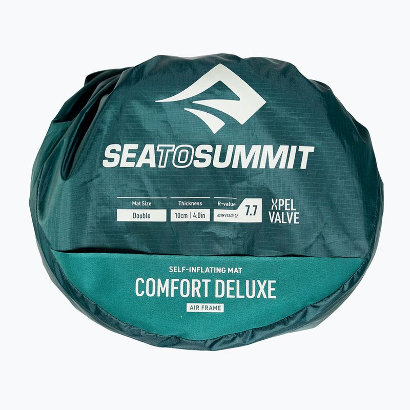 Self-inflating mat Sea to Summit Comfort Deliuxe rain forest 4