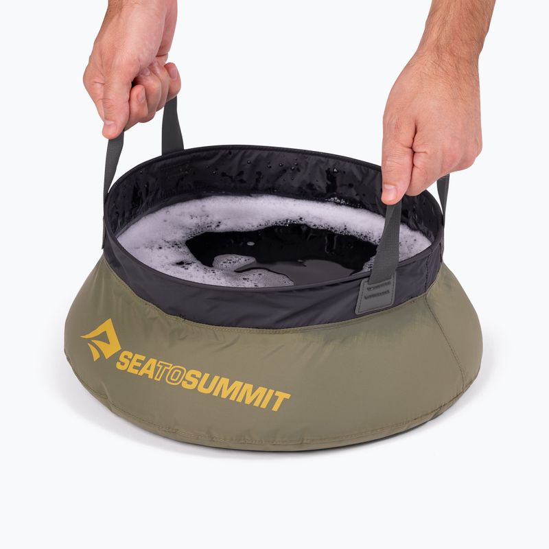 Travel sink Sea to Summit Kitchen Sink 10 l burnt olive 4