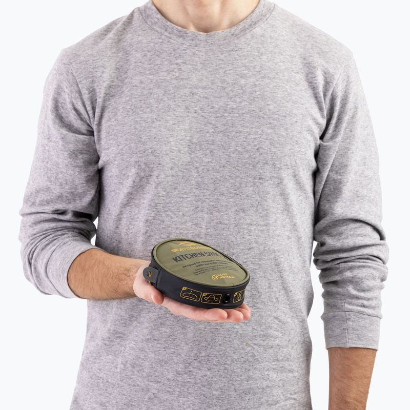 Travel sink Sea to Summit Kitchen Sink 10 l burnt olive 5