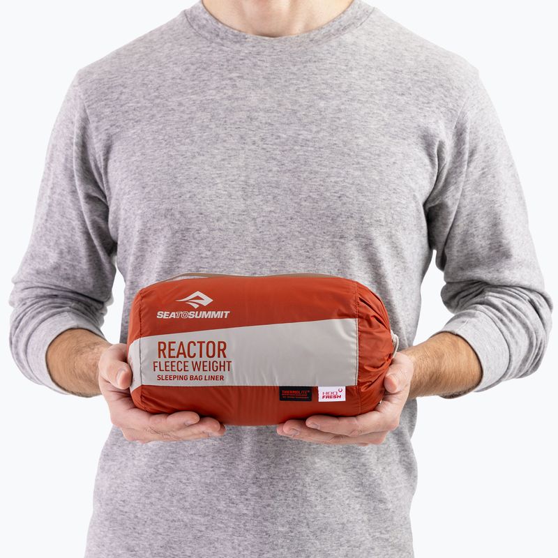 Sleeping bag insert Sea To Summit ReacTor Fleeceweight picante 5
