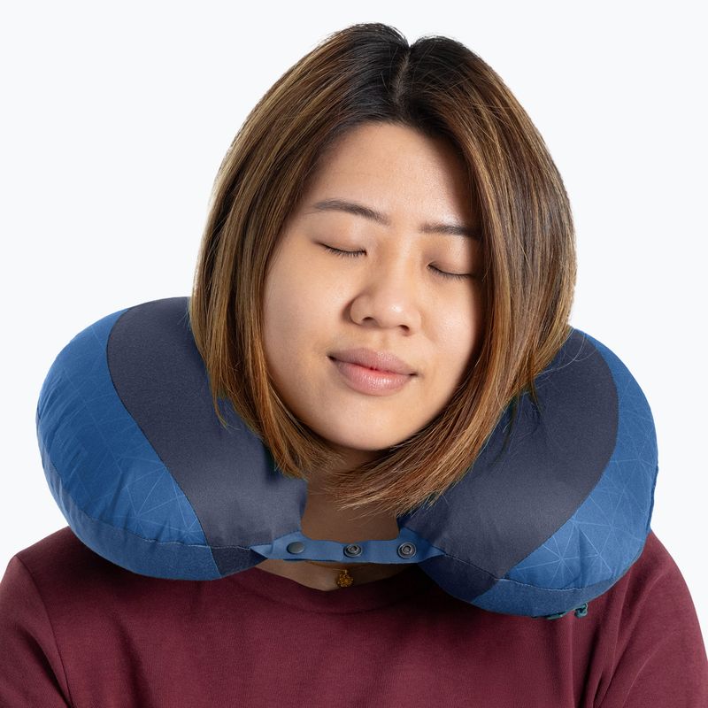 Travel pillow Sea To Summit Aeros Premium Travel navy peony 6
