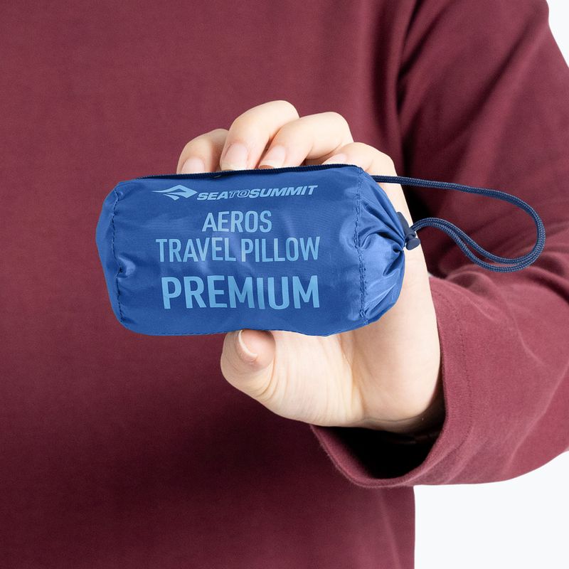 Travel pillow Sea To Summit Aeros Premium Travel navy peony 7