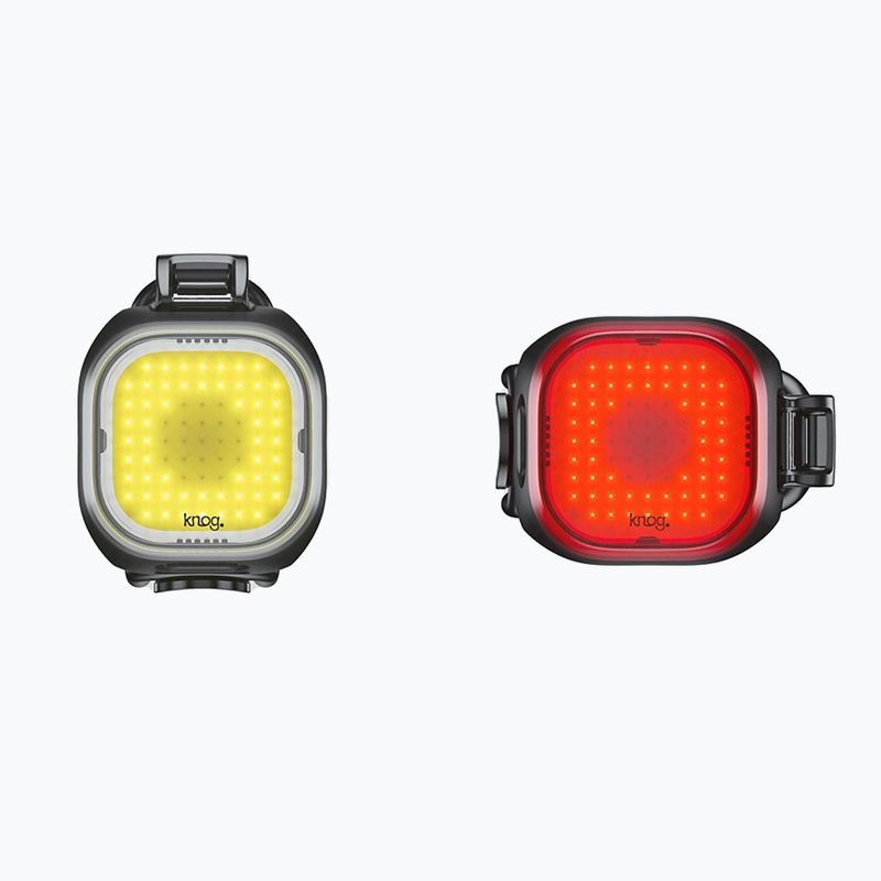 Knog Blinder Mini Square Twinpack 12988 front+rear bike light set