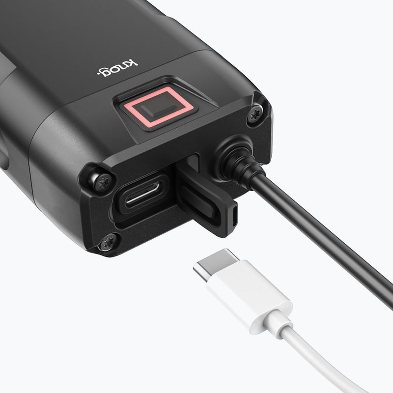 Knog Blinder X 1800 front bike light + 10000mAh battery black 6