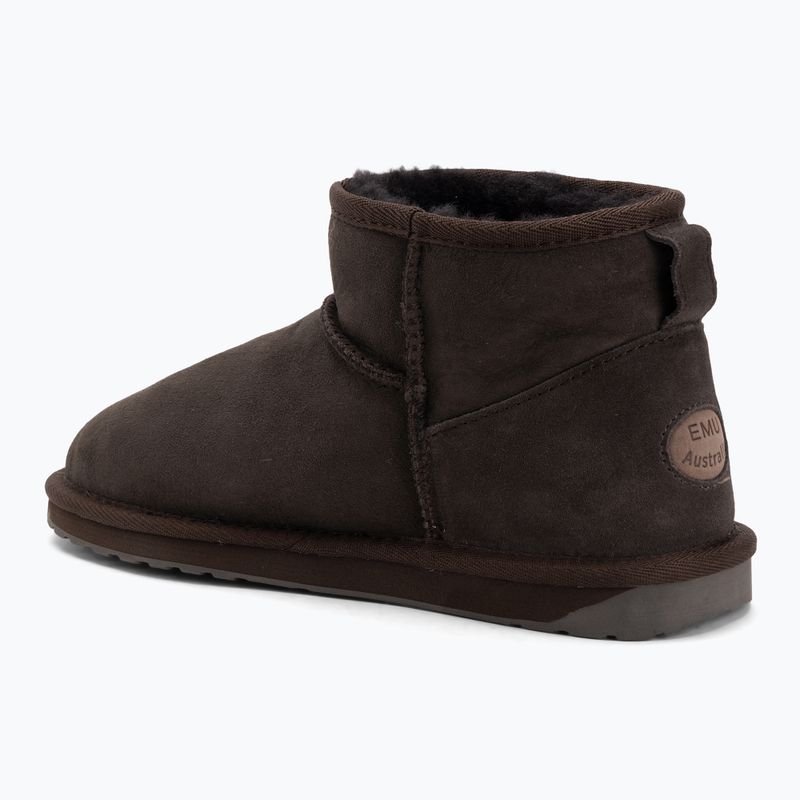 Women's snow boots EMU Australia Stinger Micro chocolate 3