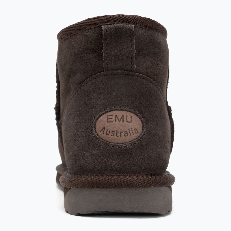 Women's snow boots EMU Australia Stinger Micro chocolate 6