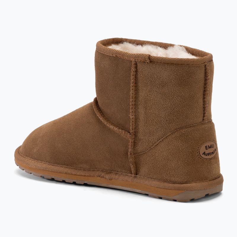 EMU Australia Wallaby Mini Teens chestnut children's snow boots 3